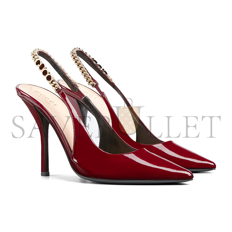 GUCCI SIGNORIA SLINGBACK PUMP 783821 BNC80 6207